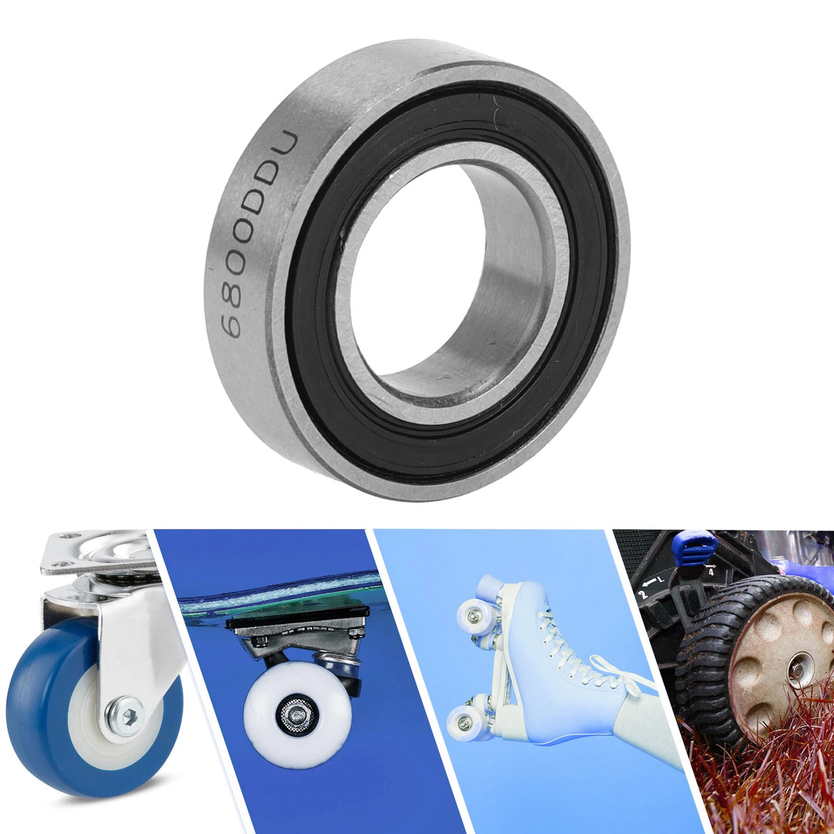 Deep Groove Ball Bearing / 10x19x5mm 1 pc for Scooter Skateboard Wheel
