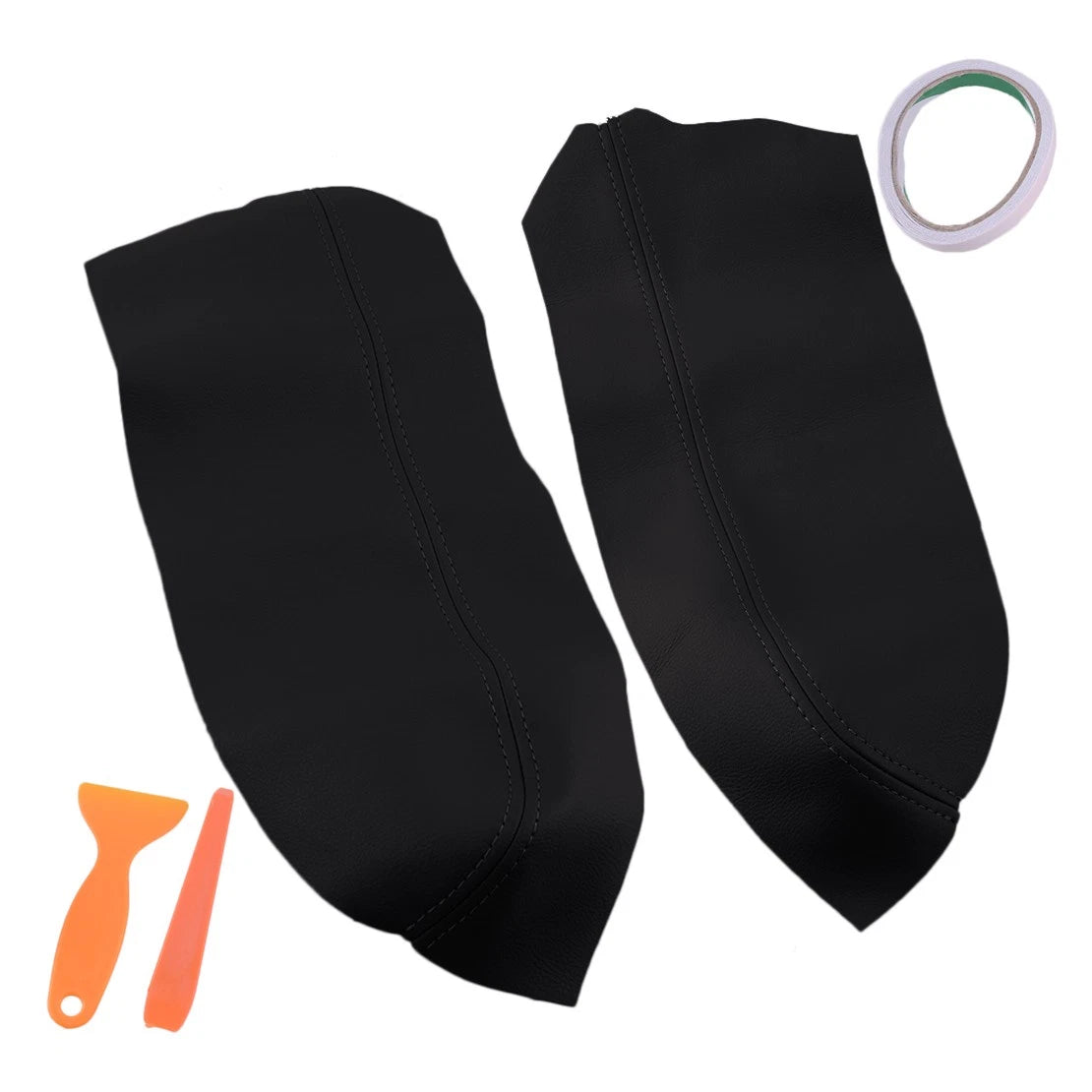 Door Armrest Panel Cover Trim Microfiber Leather for Toyota Prius (2004-2009)