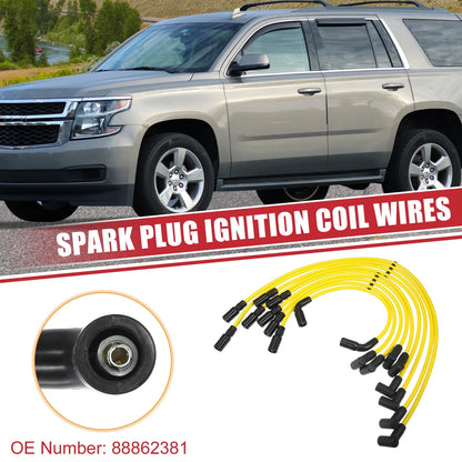 9 x Spark Plug Wire Ignition Coil Cable for GMC K2500 C2500 C3500