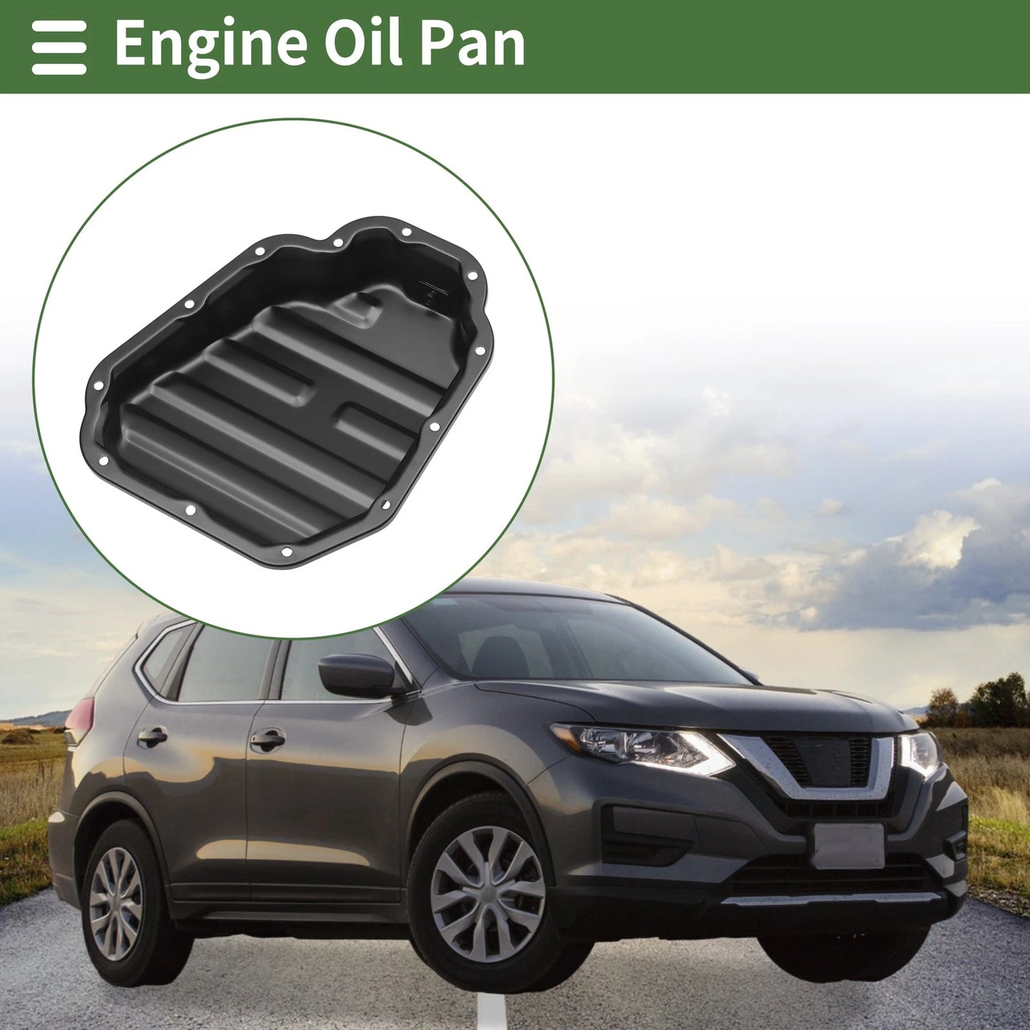 Engine Oil Pan for Nissan Rogue l4 2.5L (2008-2023)