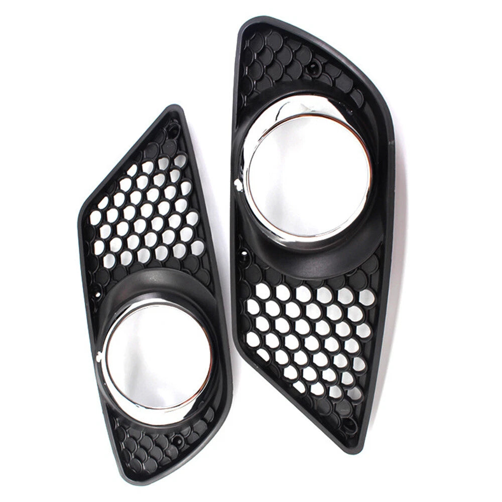 Left & Right Fog Light Grille Covers for Mercedes-Benz C300 C350 (2008-2015)