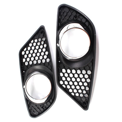 Left & Right Fog Light Grille Covers for Mercedes-Benz C300 C350 (2008-2015)