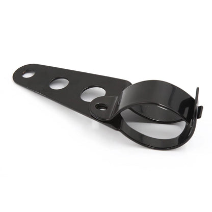 2 x Black Universal Motorcycle Headlight Brackets Fits 30mm-43mm Fork Tubes