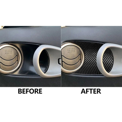 Carbon Fiber Interior Door Handle Shell Cover Trim for Nissan 350Z (2003-2009)