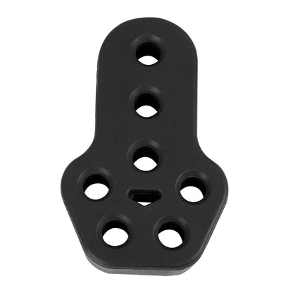 7 Holes 12mm Dia Black Exhaust Hanger Bushing for Nissan Elgrand