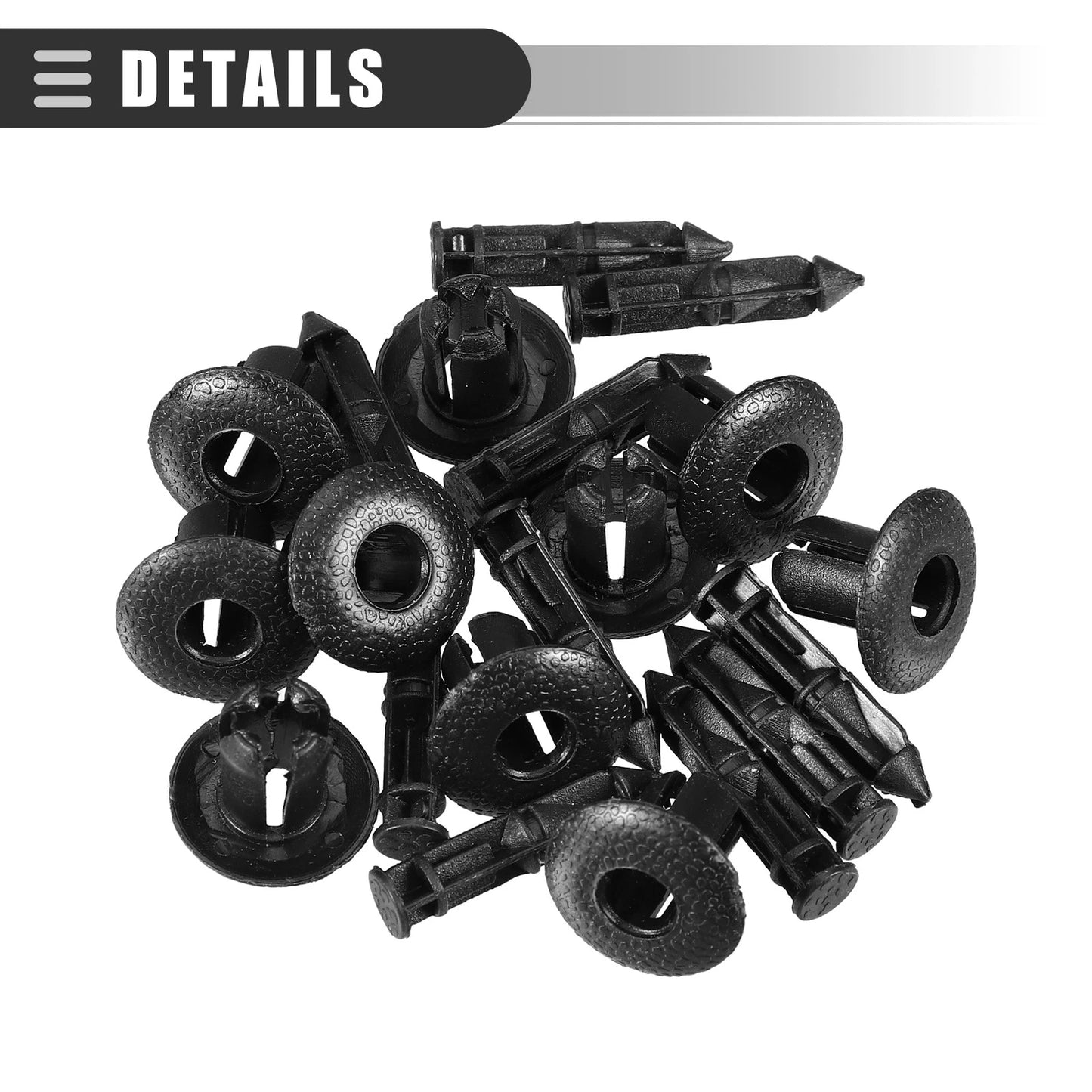 10 Pcs Bumper Grille Radiator Air Deflector Clips for Volvo (2001-2007)
