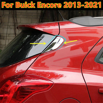 2 x Chrome Rear Window Trim for Opel Vauxhall Mokka Buick Encore (2013–2021)