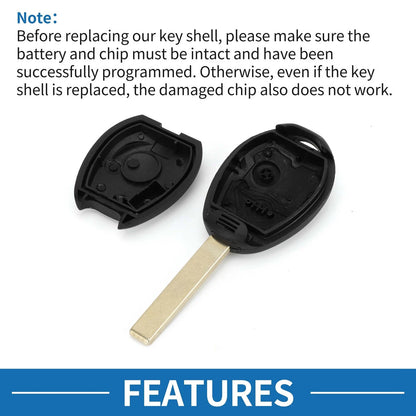 Keyless Entry Remote Fob Shell Case for BMW Mini Copper (2002-2005)
