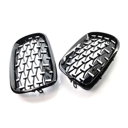 Diamond Grille Front Bumper Kidney for BMW X5 X6 (2007-2013)
