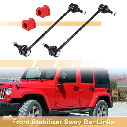 Front Stabiliser Sway Bar Link Set with Bushing for Jeep Patriot (2007-2017)