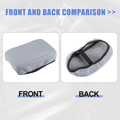 Center Console Armrest Box Cover for Toyota Corolla (2013-2023) Gray Protector