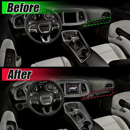 Passenger Storage Box Trim Cover Set for Dodge Challenger (2015-2020)
