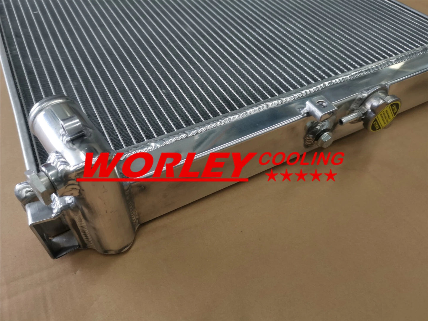 3 Core Aluminum Radiator for Mazda RX7 FC S4 13B-DEI 1.3L (1986-1988)