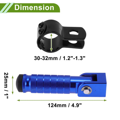 Blue Motorcycle Foot Pegs for Honda, Suzuki, Yamaha