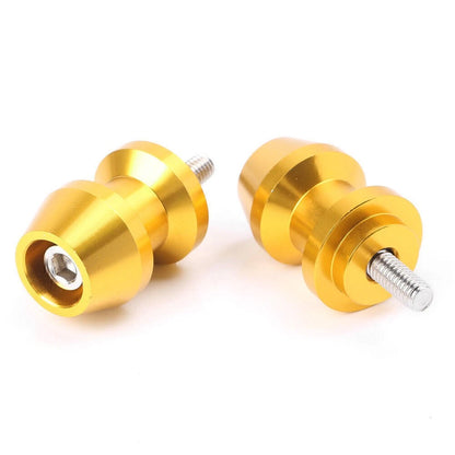 2 x 6MM Swingarm Sliders for Yamaha R1 YZF-R1 R6 YZF-R6 (1998-2013) Gold