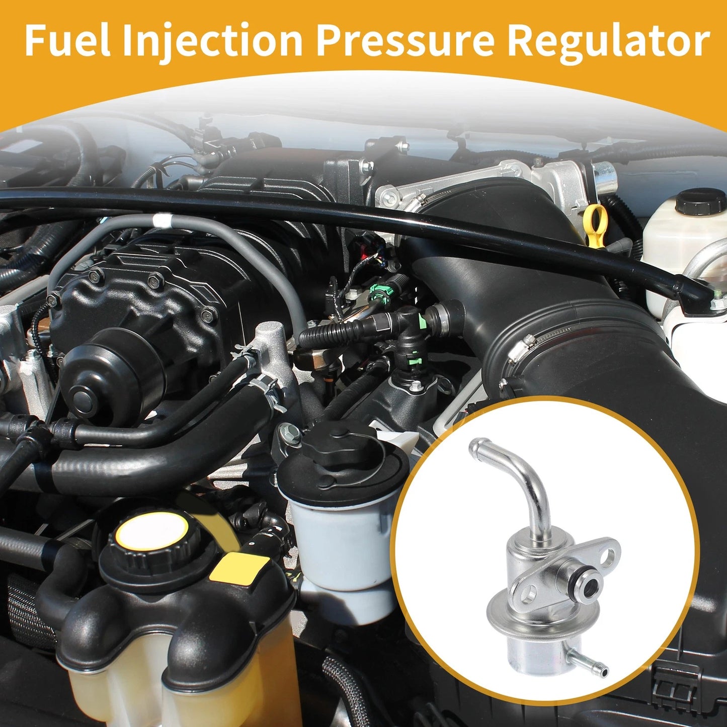 Fuel Pressure Regulator Metal for Subaru Legacy (1992-1995) 1 Pc