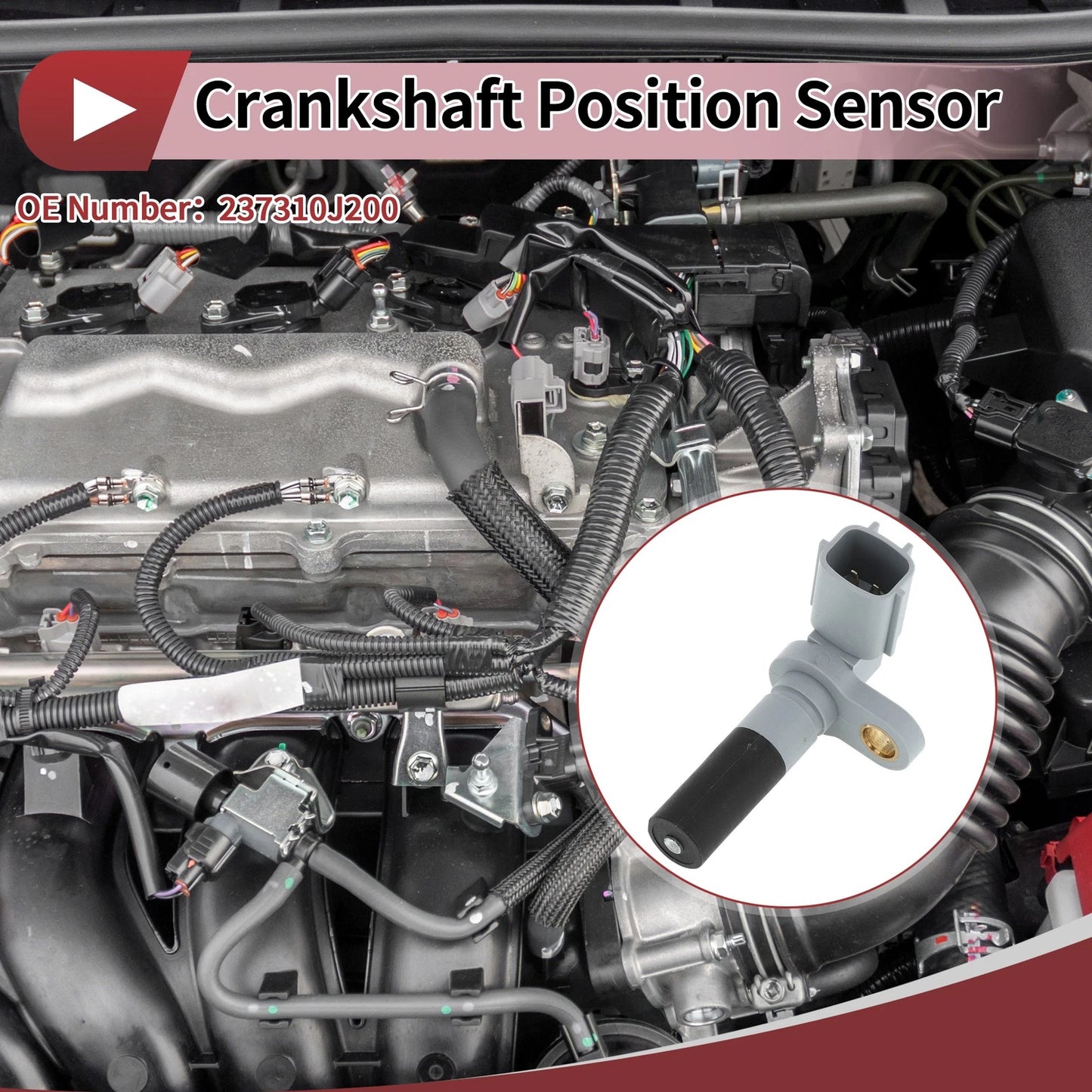 Crankshaft Position Sensor for Nissan Primera Saloon 2.0 16V (1996-2001)