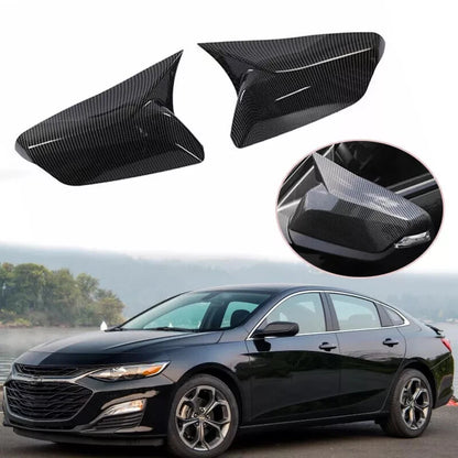 Carbon Fiber Rearview Side Mirror Cover Caps for Chevrolet Malibu (2016-2022) 2x