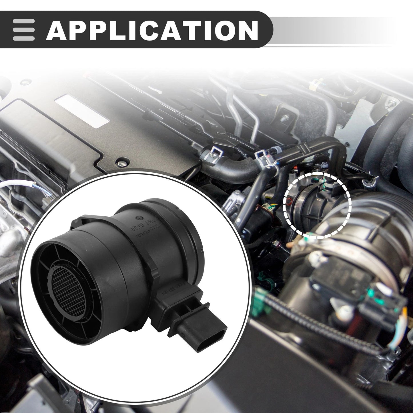 Mass Air Flow Sensor Assembly for BMW 1 Series 116d (2008-2011)