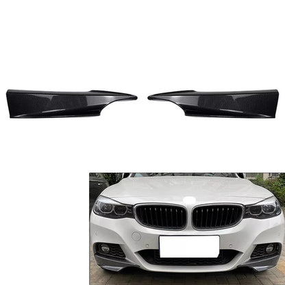 Front Bumper Splitter Lip Fins for BMW 3 Series F34 GT M Sport (2014-2019)