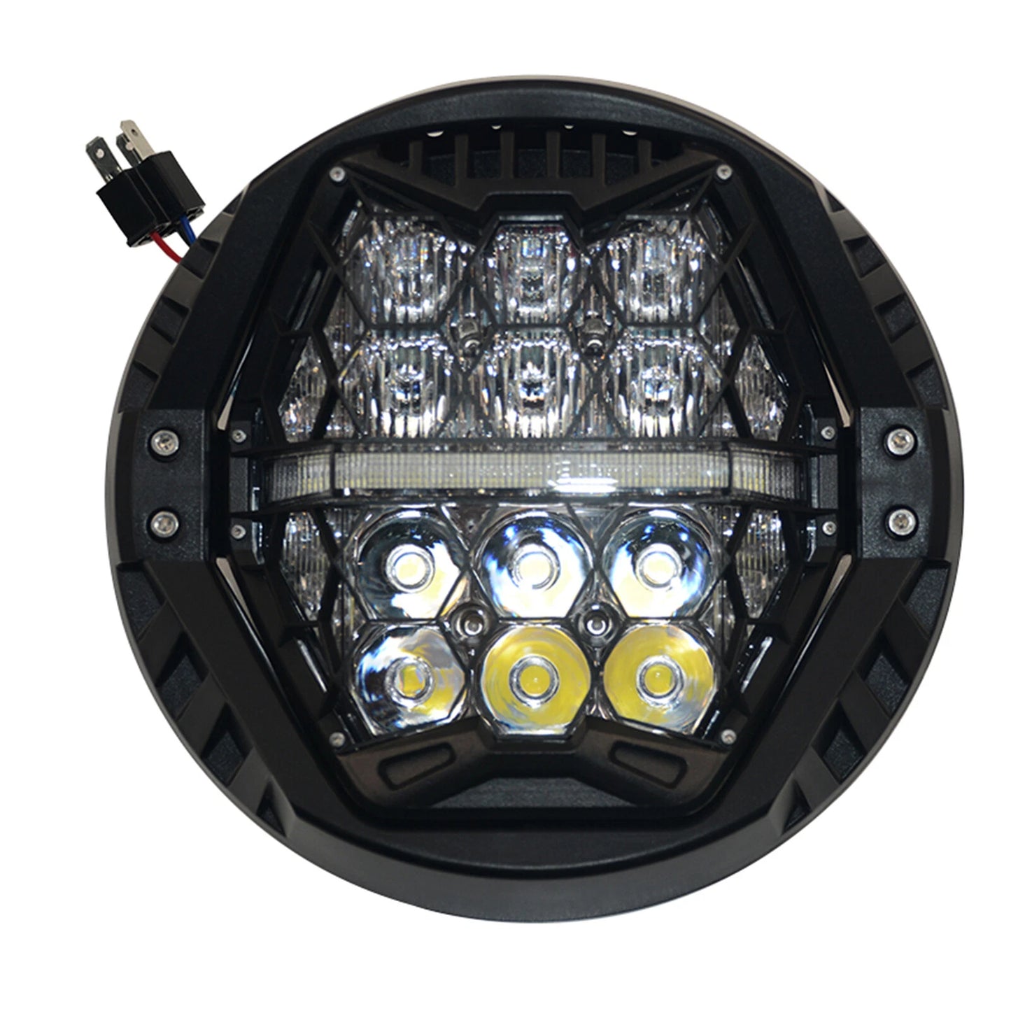 7" Round Headlight for Harley Davidson FLD (2012 - Present)