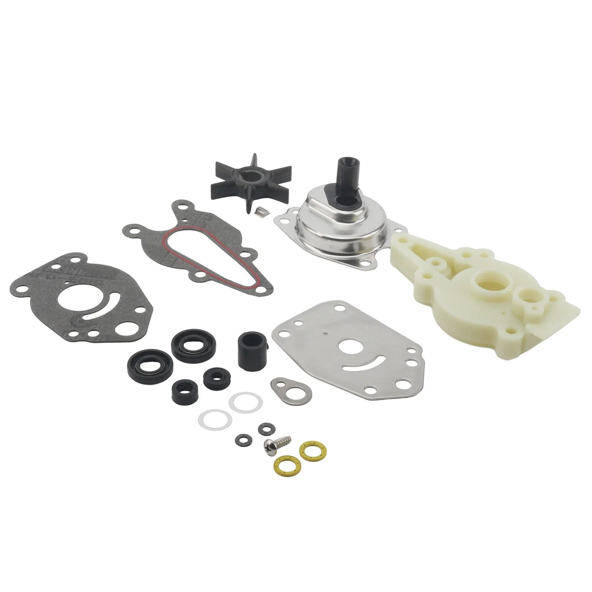 Water Pump Impeller Kit for Mercury Mariner 6/8/9.9/15 HP 2/4-Stroke