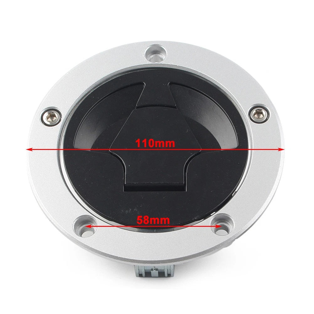 Fuel Gas Tank Cap Cover Lock Keys for Kawasaki Ninja ZX6R (2007-2008)