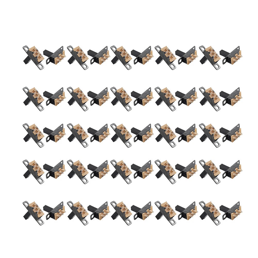 50 x 8mm Vertical Slide Switch SPDT for PCB Panel - Compatible with Various Models