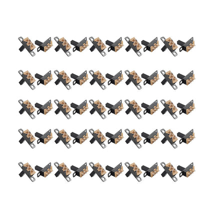 50 x 8mm Vertical Slide Switch SPDT for PCB Panel - Compatible with Various Models