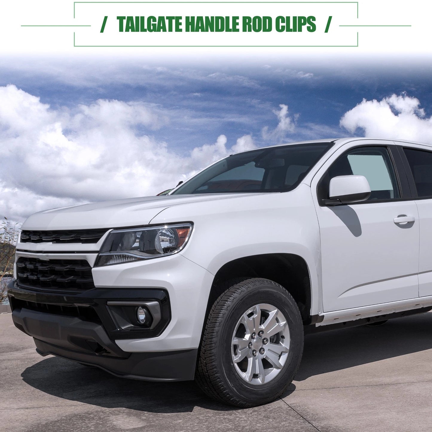 Tailgate Handle Rod Clips 6 x for Chevrolet Silverado (1999 - 2009)
