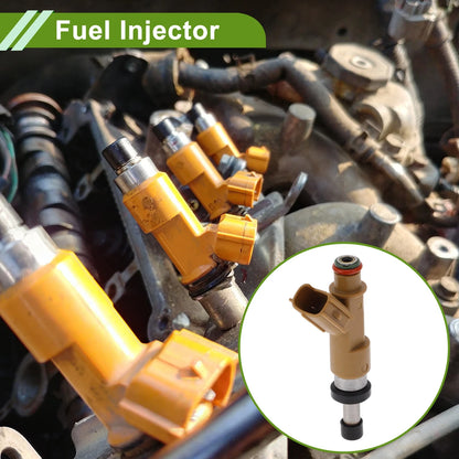 Fuel Injector 1 Pc Brown Silver Tone for Toyota Tundra (2002–2014)