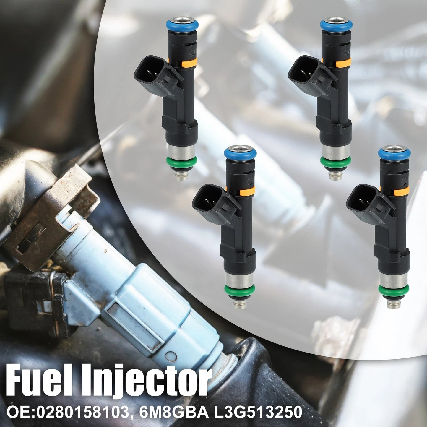 4 Pcs Fuel Injector Nozzle for Mazda MX-5 Miata (2006-2015)