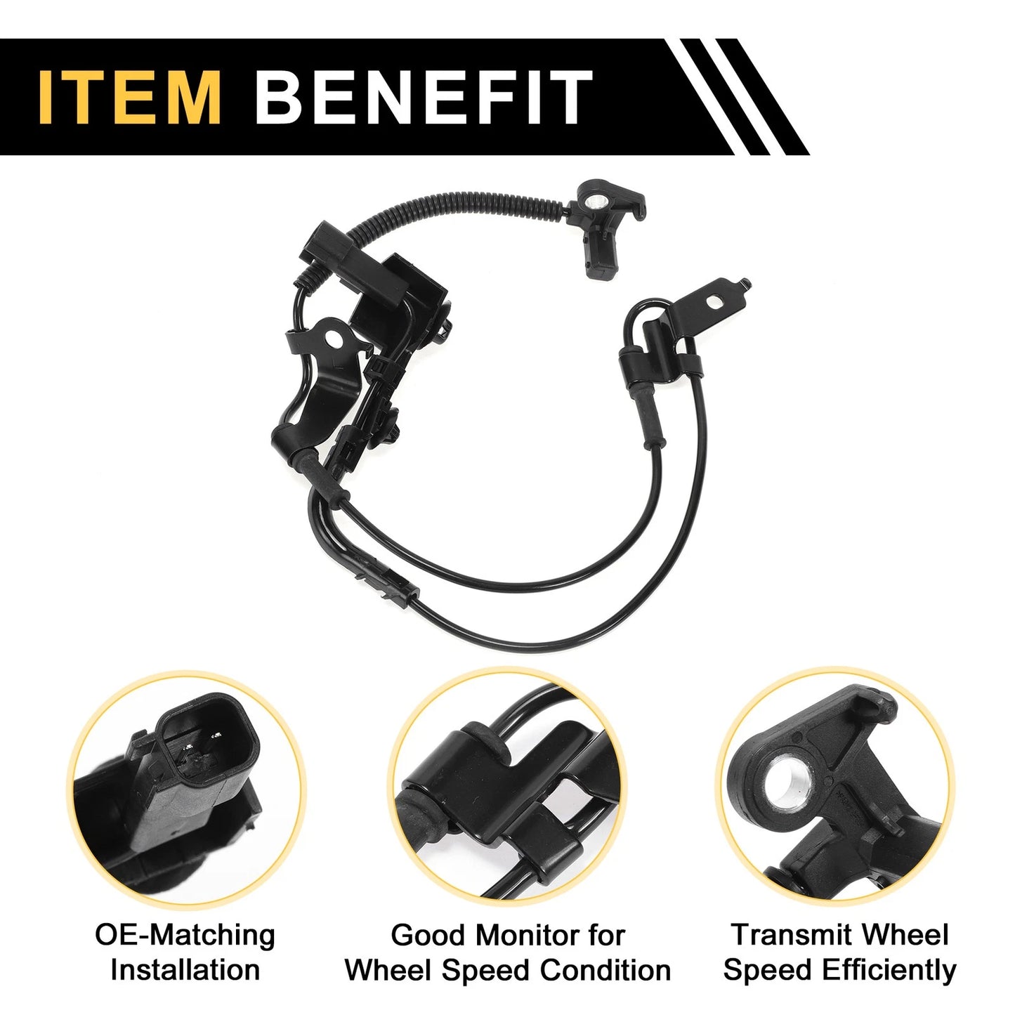 ABS Wheel Speed Sensor Set for Ford Fusion (2006-2012)