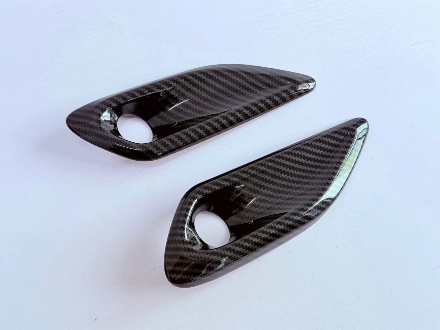 Pillar Speaker Cover Trim for 2024-2025 Toyota Grand Highlander Carbon Fiber