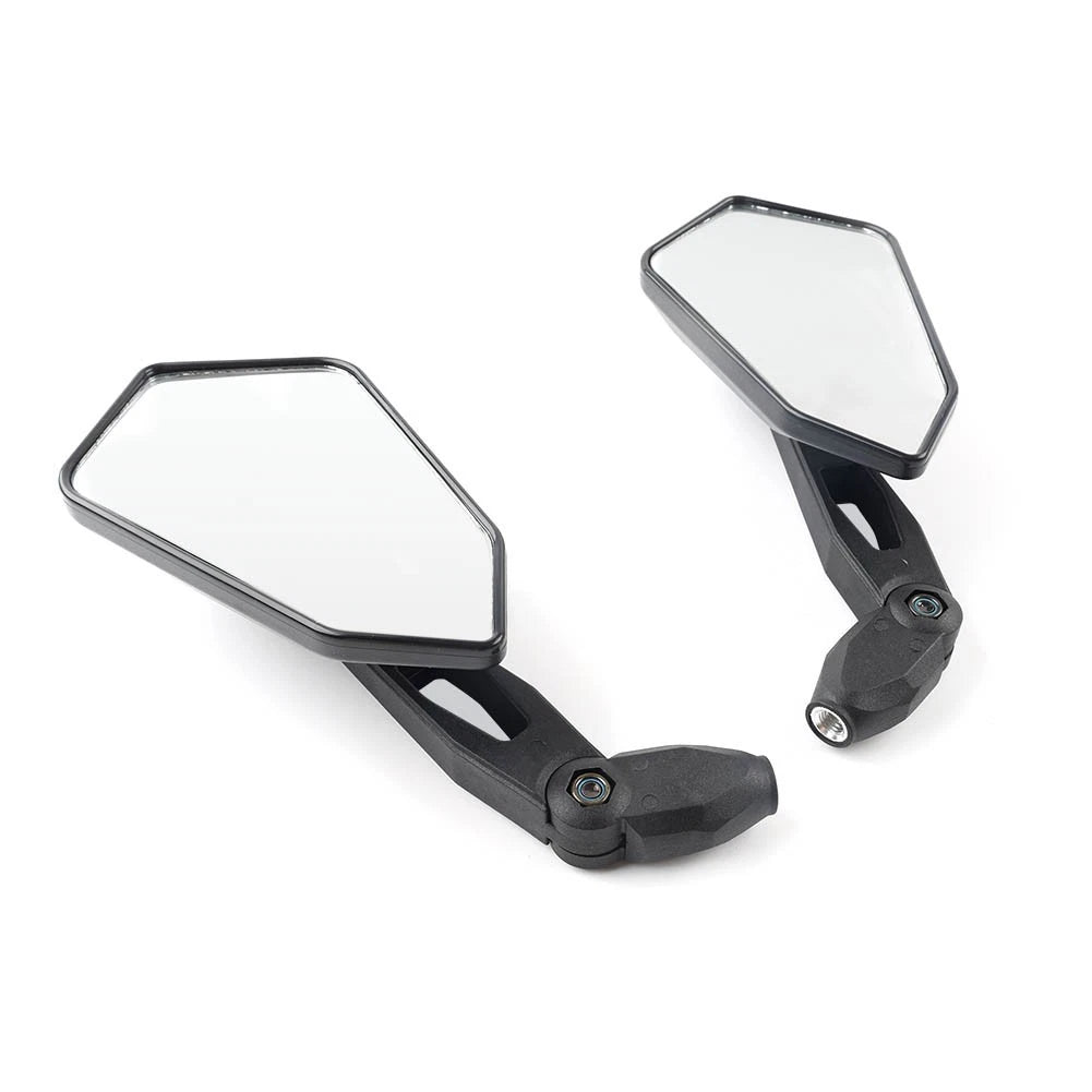 Motorcycle Enduro Rear View Side Mirrors 10mm for Cruiser Chopper ATV