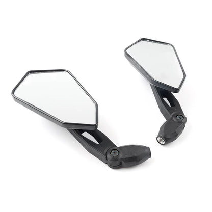 Motorcycle Enduro Rear View Side Mirrors 10mm for Cruiser Chopper ATV
