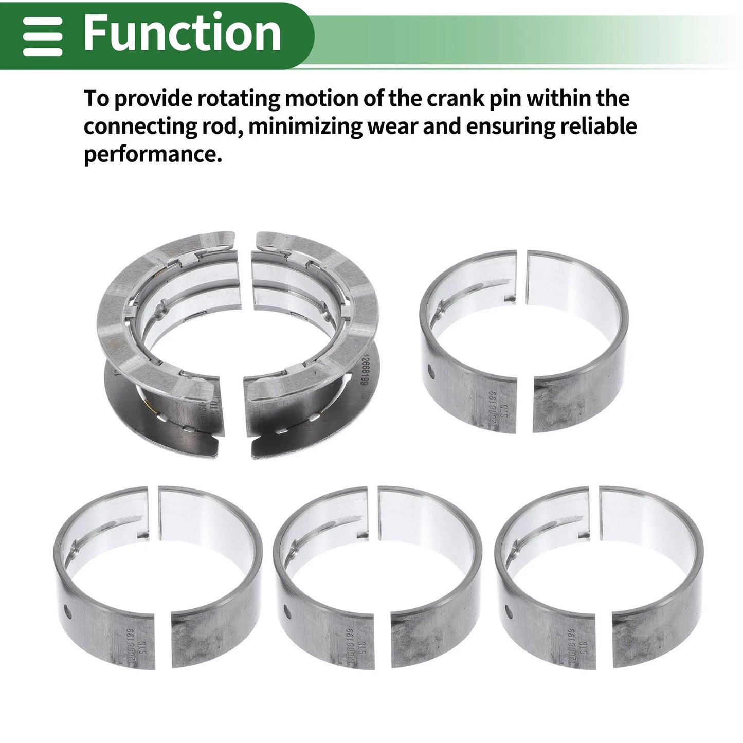 Main Bearing Set for Chevrolet Cruze (2016 - 2019)