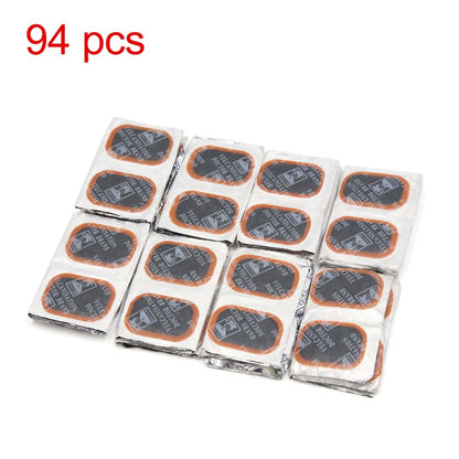 94pcs Tyre Puncture Patches 24x35mm Patch Tire Repair Tool for Car Motorcycle