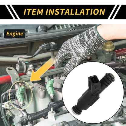 Fuel Injector Nozzle for Jeep Grand Cherokee 4 Holes Black (1993-2023)