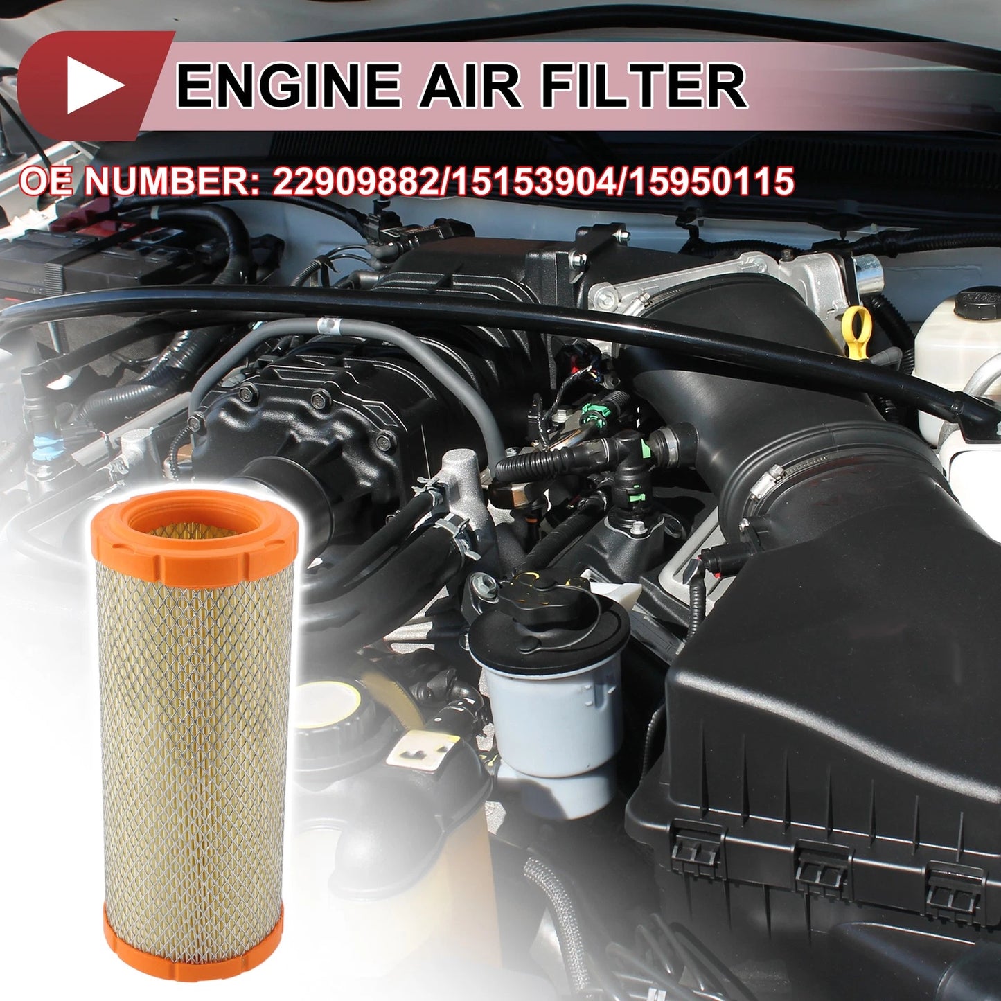 Engine Air Filter for Chevrolet Express 1500 4.3L 5.3L (2001-2014)