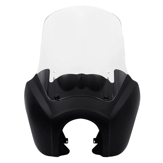 15'' Clear Windshield Fairing for Harley Dyna Super Glide (2006-2017)