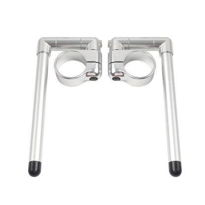 58MM Clip-On Handlebar for Universal Cafe Racer Motor - Silver