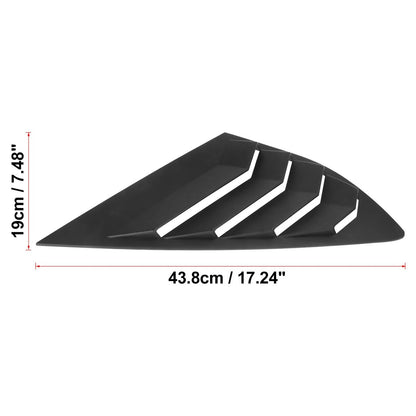 Car Rear Side Window Louvers Covers for Ford Mondeo Fusion (2013-2021)