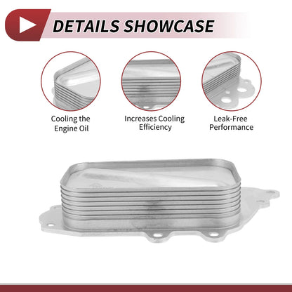 Engine Oil Cooler for Mercedes-Benz A-Class W169 2004-2012 2.0L 1 x Pcs