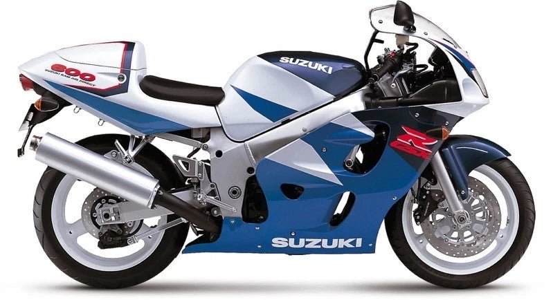 aluminum black fairing & windscreen for Suzuki GSXR 600 SRAD (1997–2000)