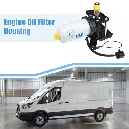 Diesel Filter Assembly for Ford Transit 2004-2014 (Black & White)