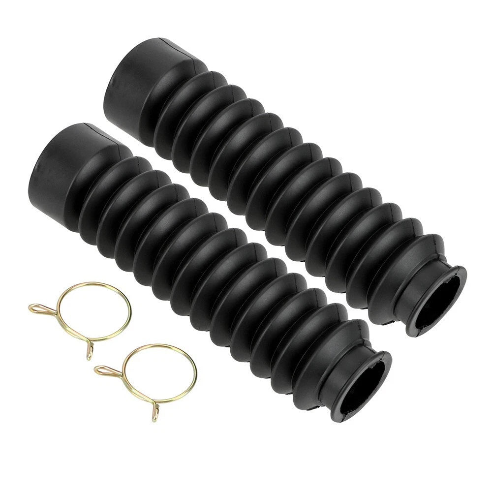 Black Front Fork Dust Boots for Honda CG125 Dirt Bike