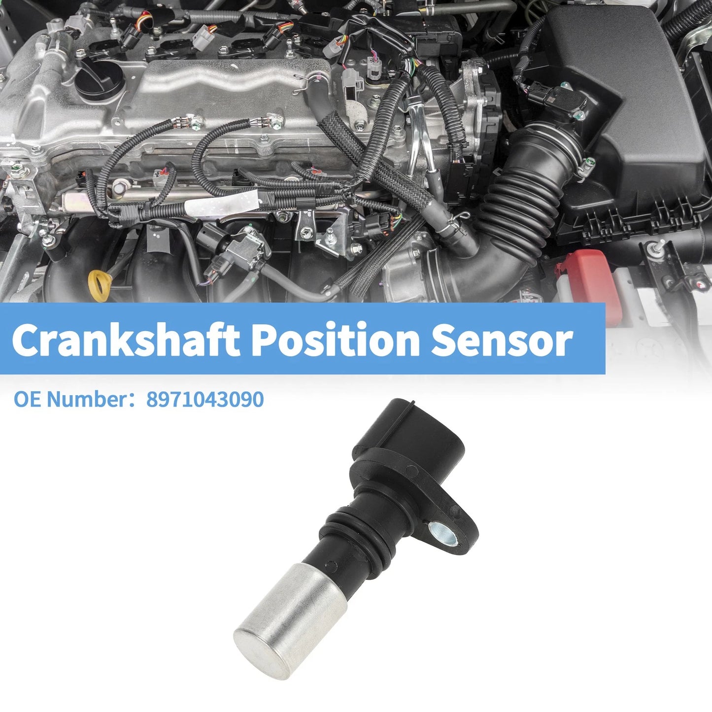 Crankshaft Position Sensor for Honda Passport (1996-1997) 1 x Black