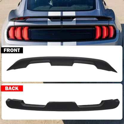 ABS Matte Black Rear Boot Wing Trunk Lip Spoiler for Ford Mustang (2015-2022)