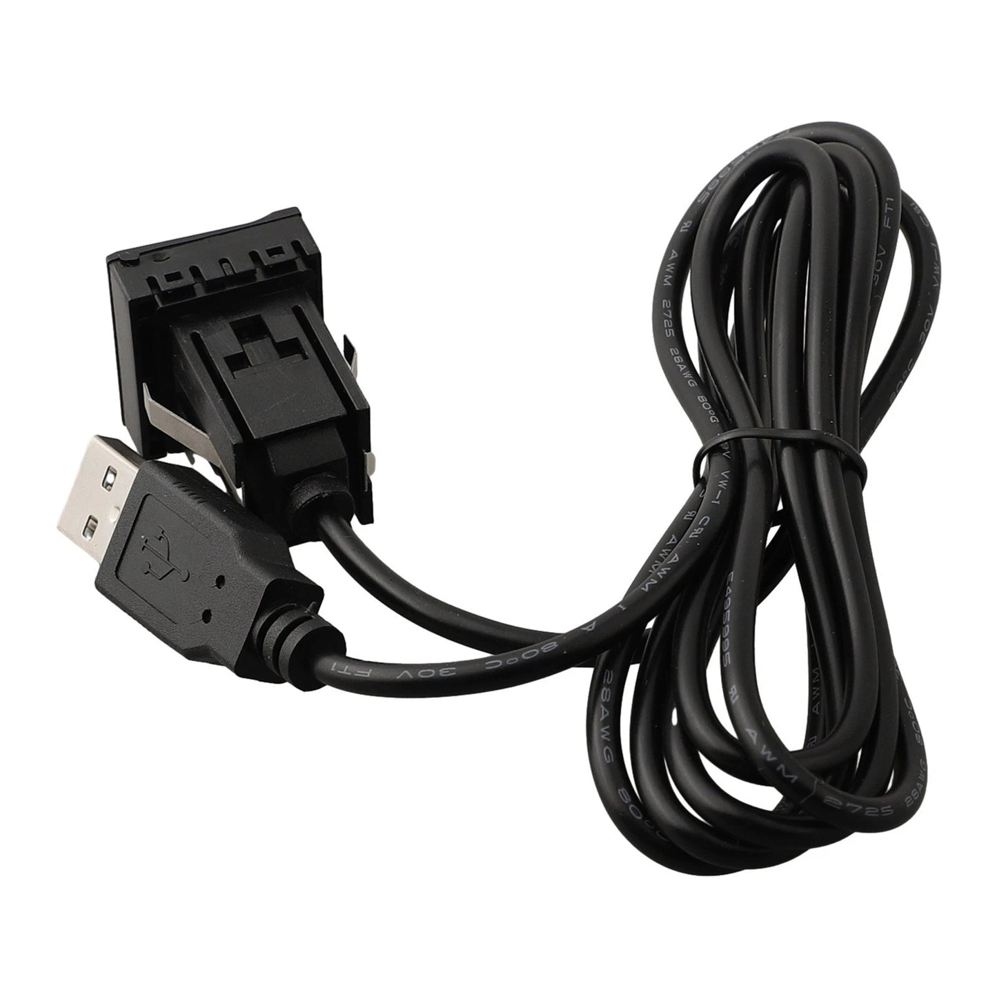 USB Dual USB Extension with Dust Cover